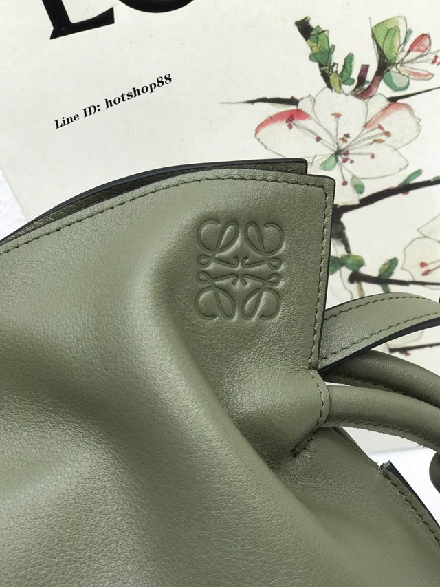 Loewe專櫃2022新款小牛皮肩背女包 羅意威Flamenco clutch系列升級版福袋大號 10856 lyw1153
